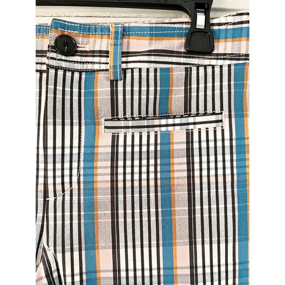 Anthropologie Maeve Jacquie Slim Trouser {Blue Motif} pants sz. 4. Nwot - Picture 8 of 15